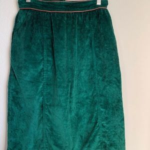 Vintage 60s-70s Union Label Corduroy Skirt